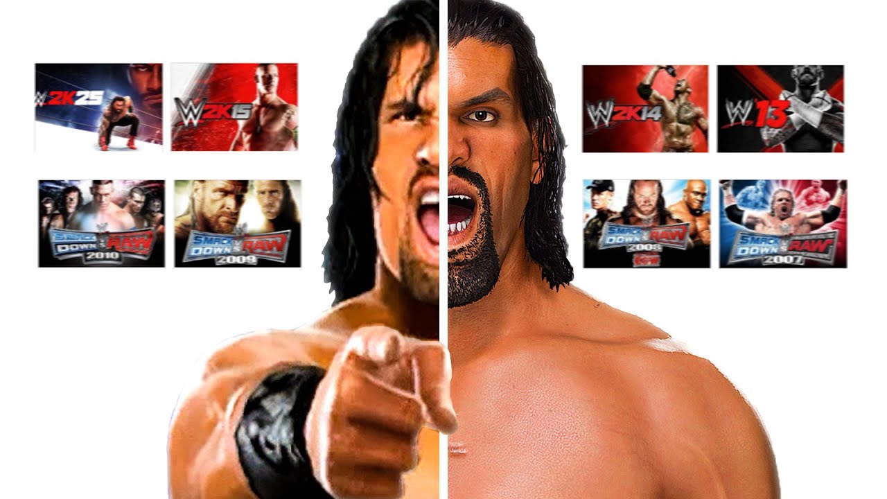 I Played The Great Khali in Every WWE Game!