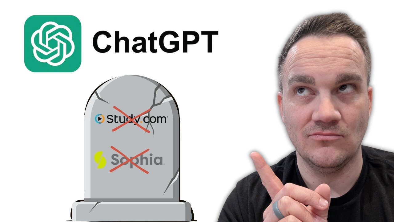 Сайты Sophia.org и Study.com уничтожаются ChatGPT!