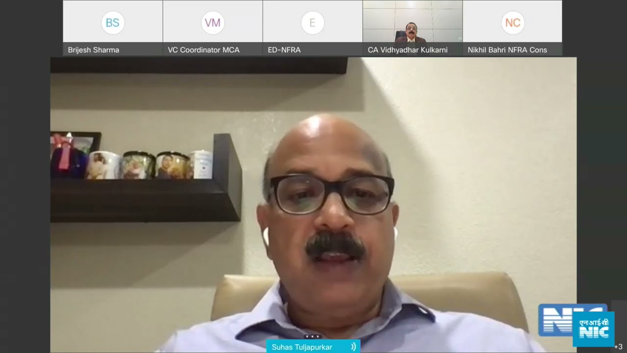 Webinar on Azadi Ka Amrit Mahotsav (AKAM) by National Financial Reporting Authority on 27-Oct-2021.