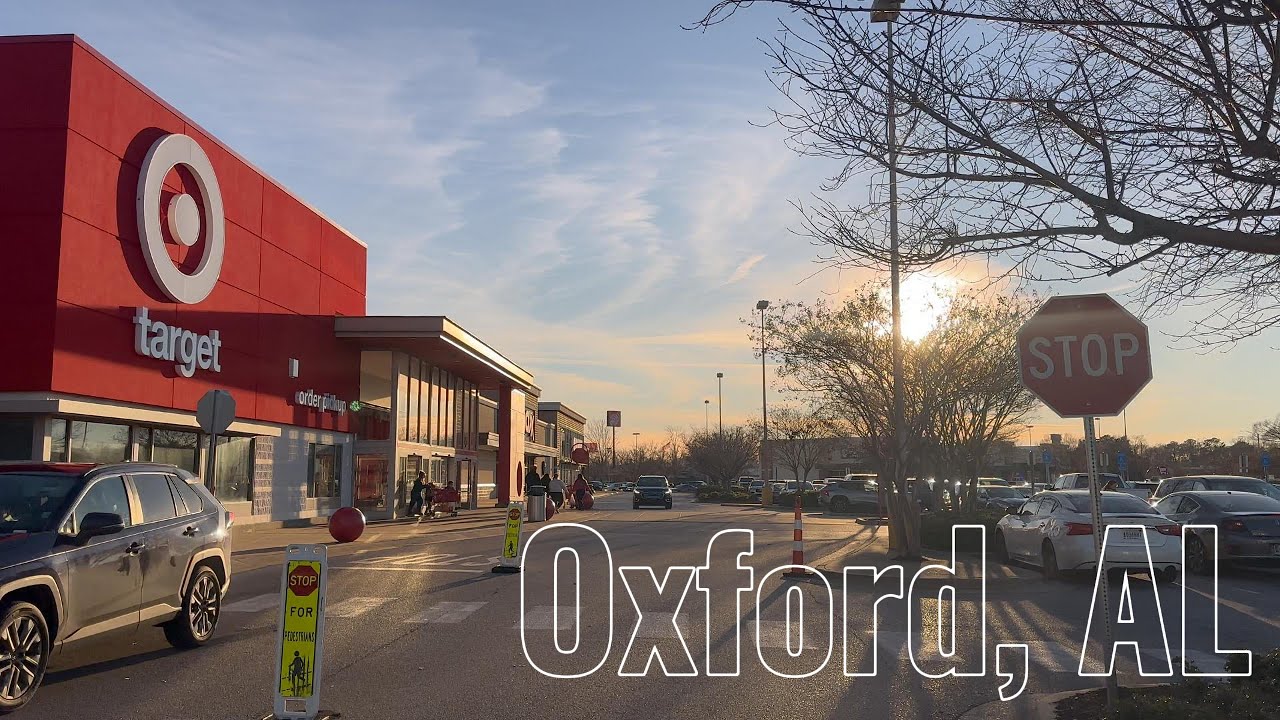 🛍️ Sunday Sunset Shopping 🌅 | 4K POV Drive in Oxford, Alabama 🚘