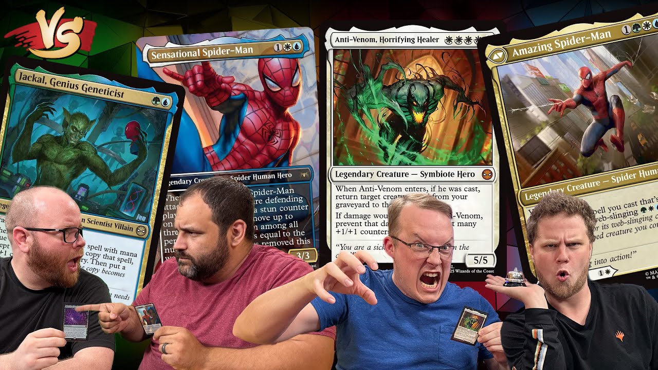 Swing Into Action With Another Magic: The Gathering Marvel's Spider-Man Commander Gameplay!