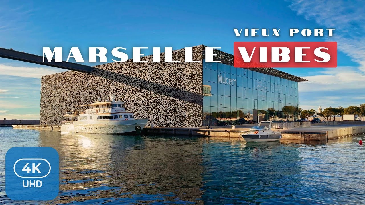 🇫🇷 Marseille Vibes: From MuCEM to the Major Cathedral | 4K UHD Walking Tour