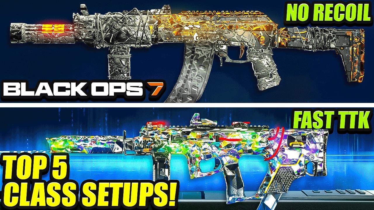 BLACK OPS 7: NEW TOP 5 FASTEST TTK META LOADOUTS After UPDATE! (BO7 Best Class Setups) BO7 Best Guns