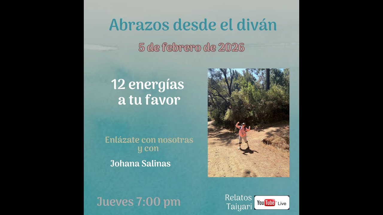 Abrazos desde el diván con Joana Salinas Doce energías a tu favor.
