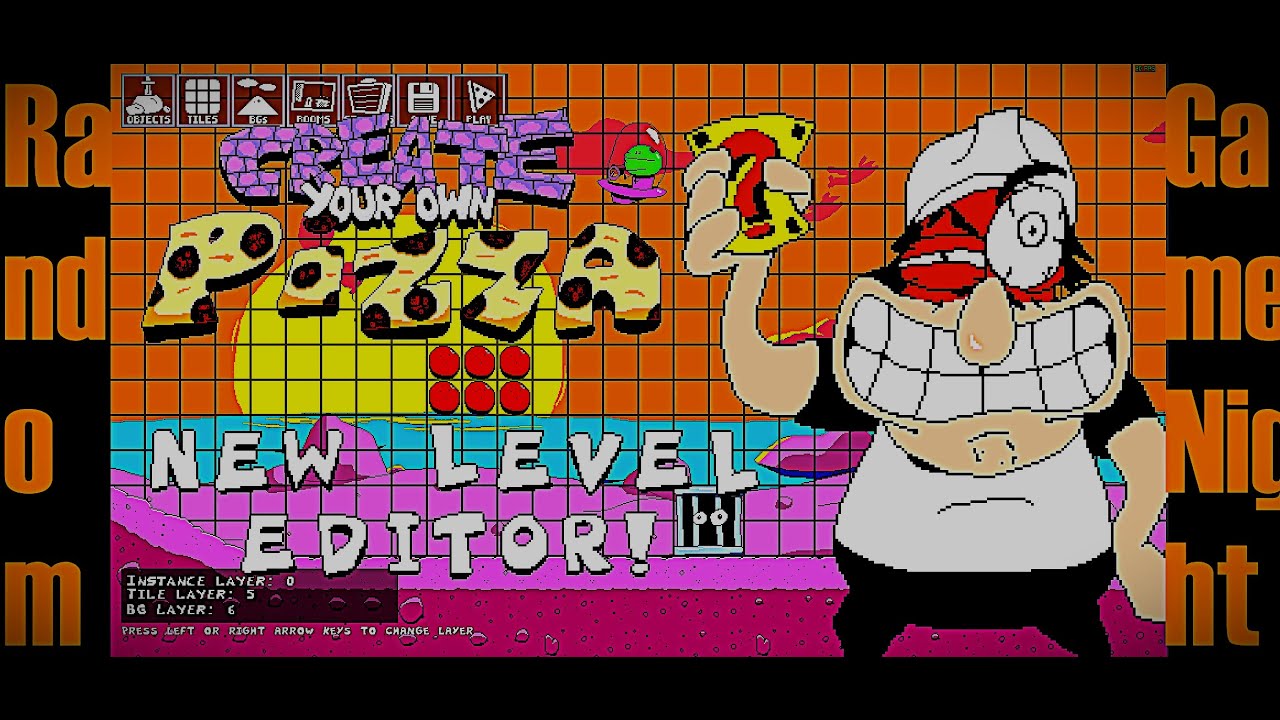 Random Game Night!! (Pt 15: Pizza Tower Editor??.)