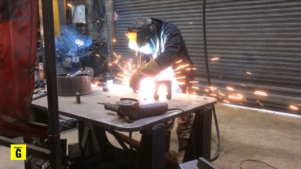 Dad Welded Magnet Fishing Scrap Metal Together And Made THIS&hellip;&hellip;&hellip;..