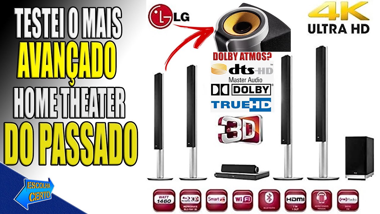 RARIDADE MELHOR HOME THEATER 9.1 LG BH9540TW