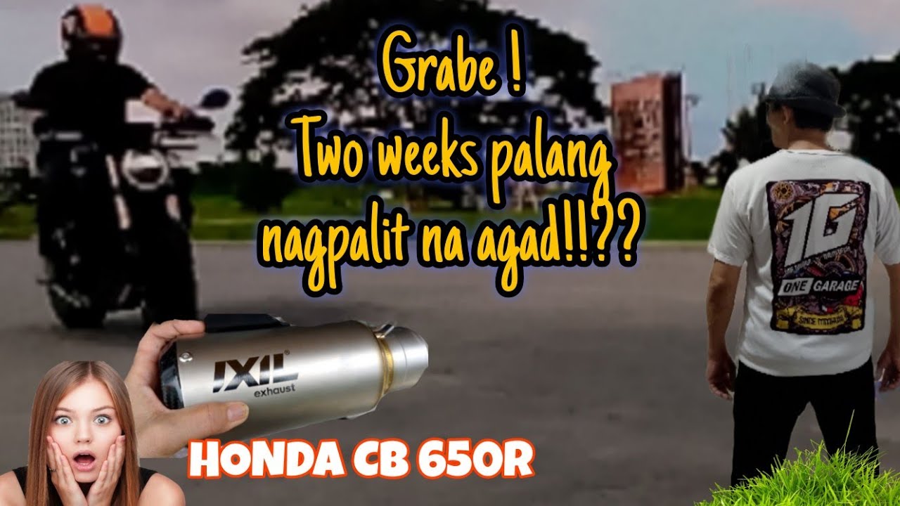 Honda CB 650R / Bagong bago pa!Nagpalit agad ng High Performance muffler/ loud pipe check 😀👍