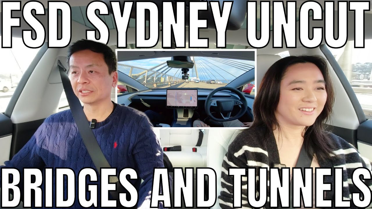 Uncut: Tesla FSD Supervised Australia v13.2.9 | Motorway Bridge Tunnel