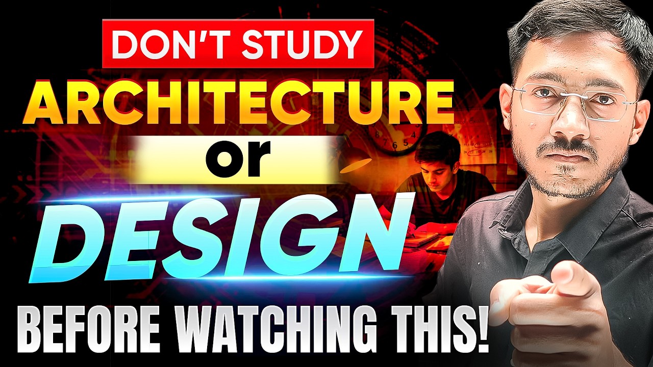 Must Watch for Design & Architecture Aspirants 2027 🔥🔥