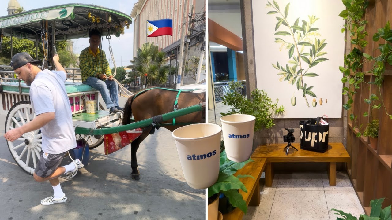 MANILA VLOG ✨🇵🇭 Boodle Fight, Kalesa Ride, Trying Authentic TAHO for the first time, SM Mall of Asia