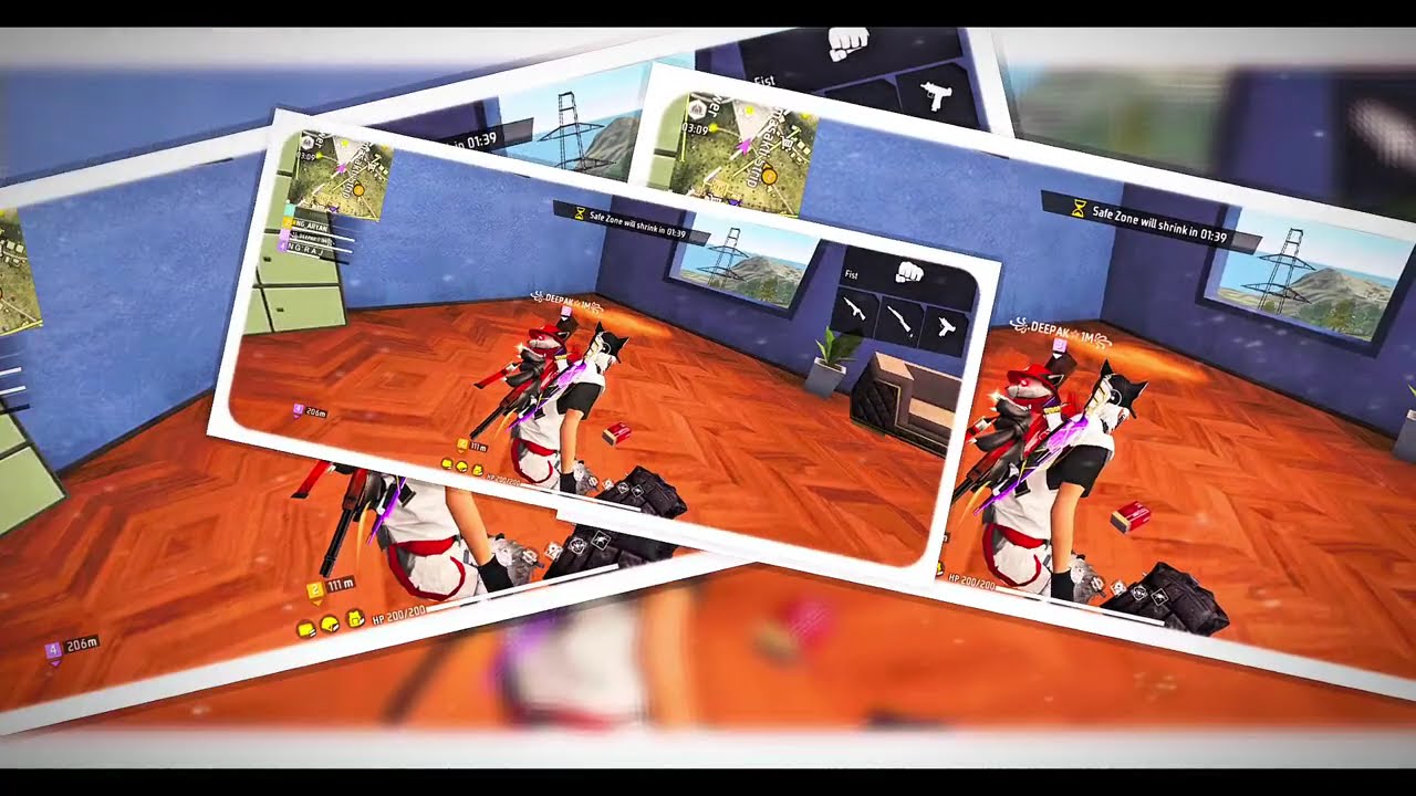 O Saki SakiNora Fatehi |Dance Vibes| Full Song Edit |FREE FIRE GAME PLAYsubscribe this video