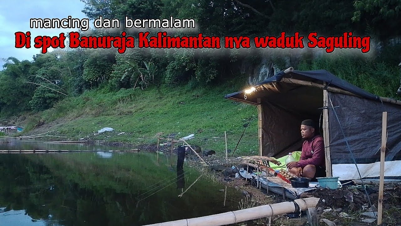 Camp fishing ep,49 mancing di spot ini berasa di Kalimantan #mancing #jawabarat @AziS Fishing