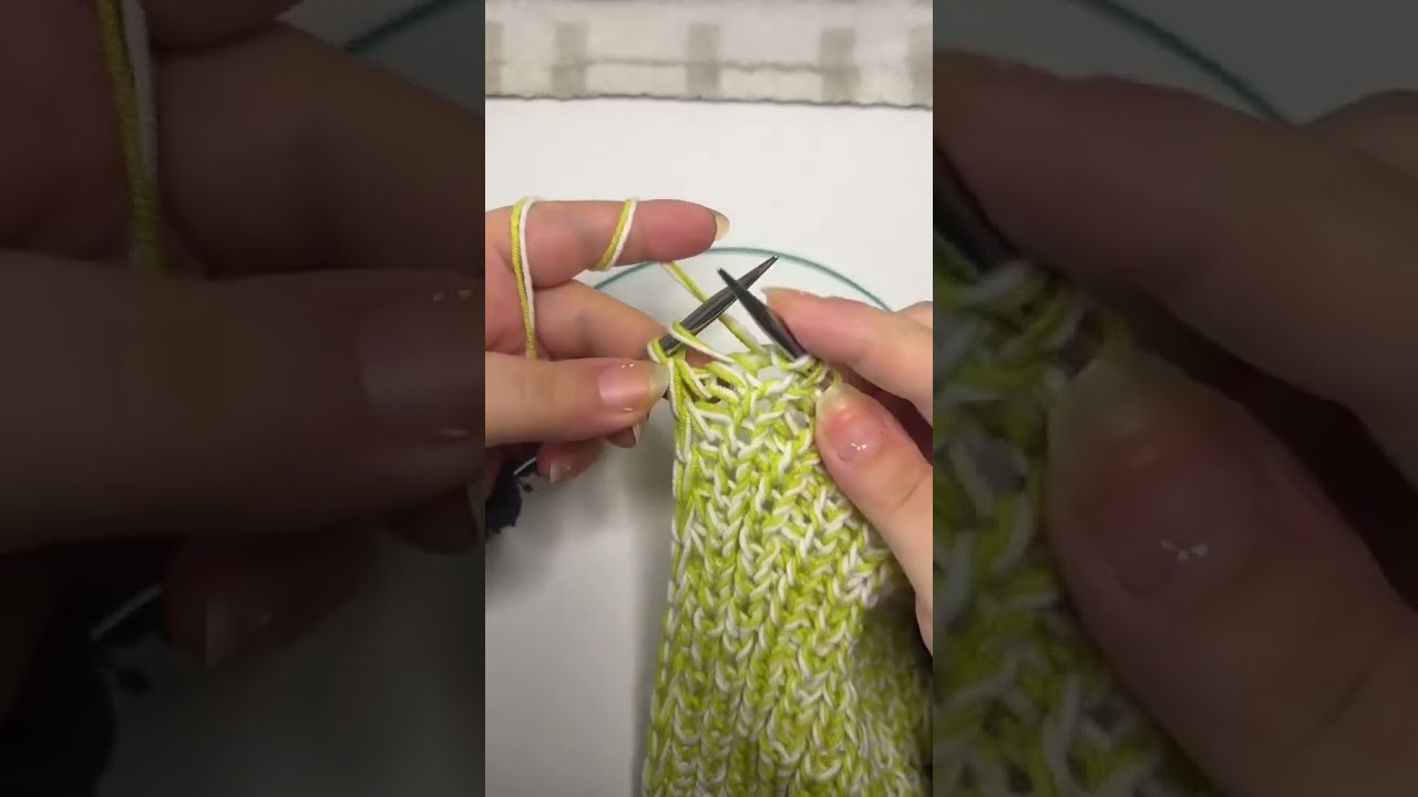 🧶 Nie wieder eingerollte Schals! Mein Strick-Trick für perfekte Ränder. 🤩
