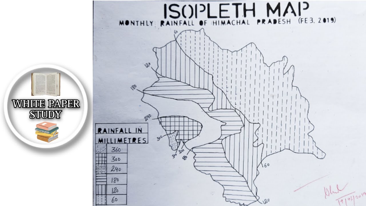 || HOW TO DRAW ISOPLETH MAP part-1 || @WHITEPAPERSTUDY  || #isopleth