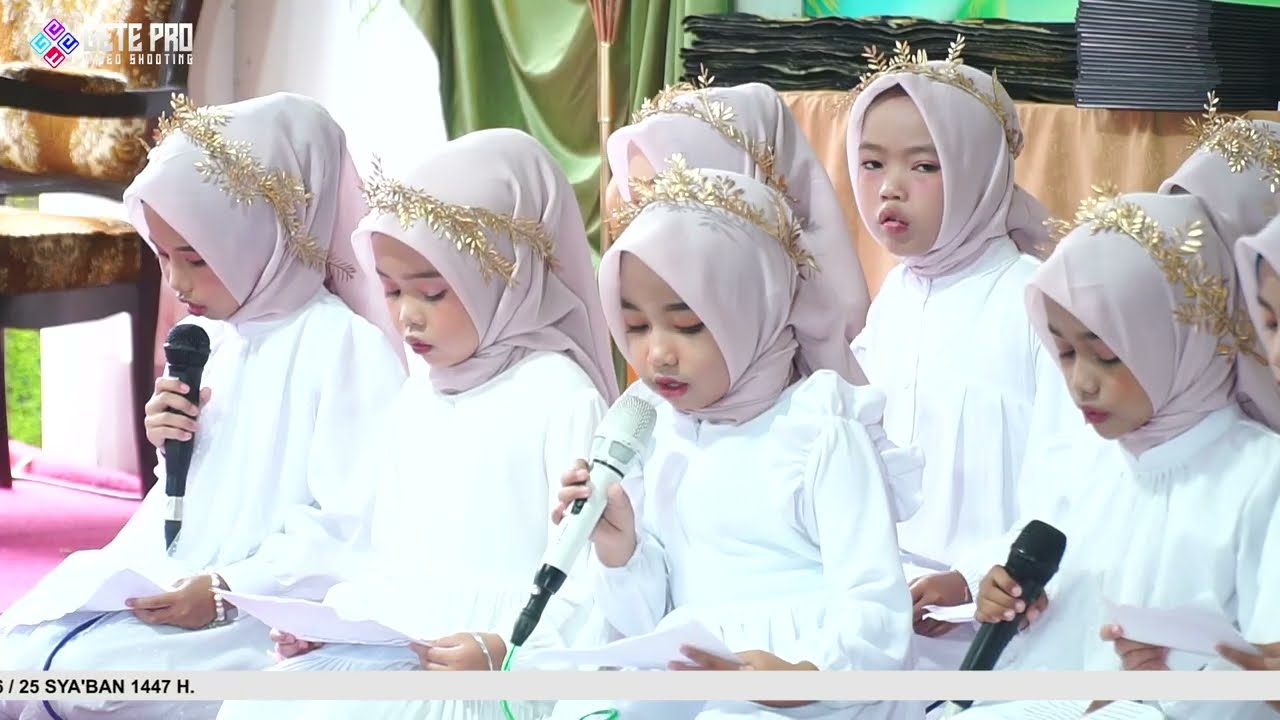 SHOLAWAT QUR'ANIYAH - HAFLAH AKHIRUSSANAH TPQ MUSLIMAT NU MA'ARIF 09 TENGGULI BANGSRI