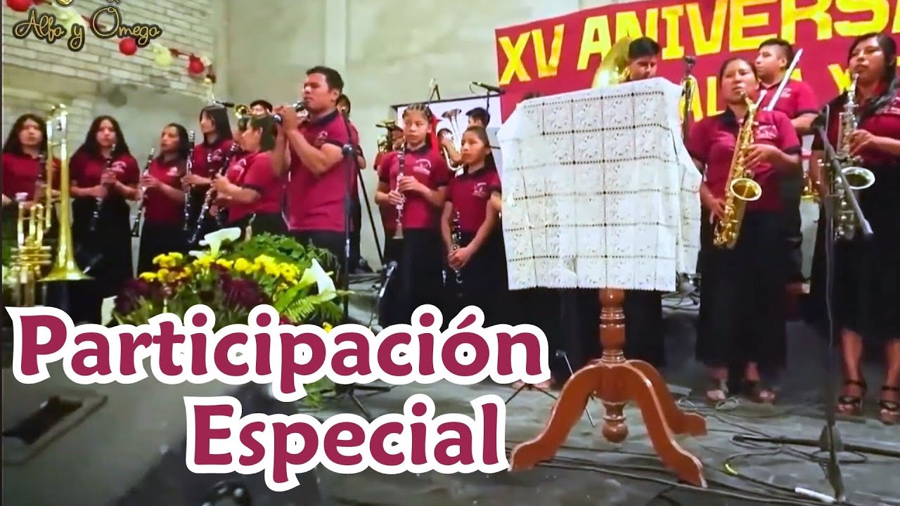 BANDA CRISTIANA ALFA Y OMEGA EN SU XV ANIVERSARIO