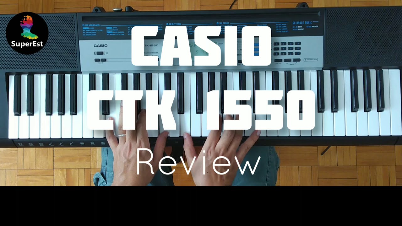 Teclado Casio CTK 1550 - review