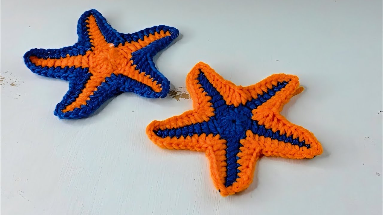 🧶How to Crochet Starfish Coaster | EASY Beginner Friendly Tutorial