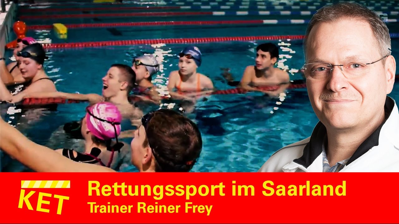 Rettungssport im Saarland -  Trainer Reiner Frey