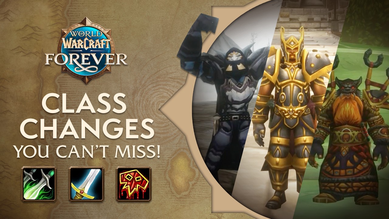 Class Highlights - Part 1: Warrior, Shaman, Rogue | World of Warcraft: Forever