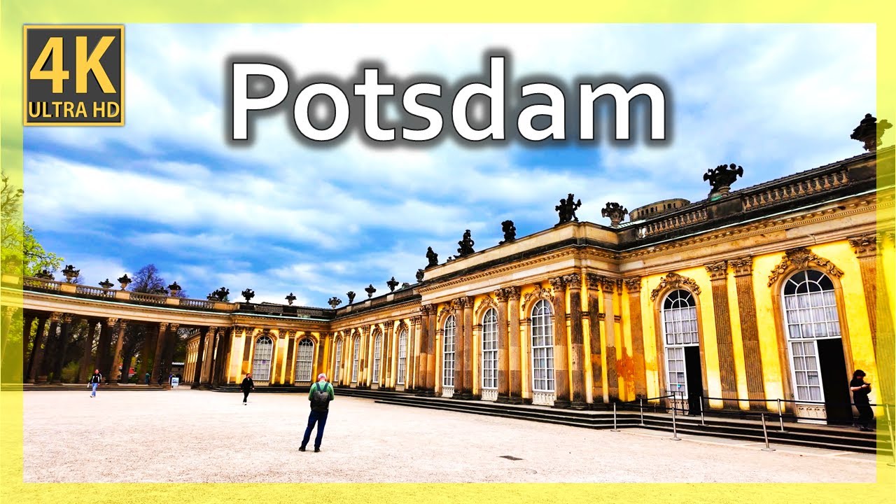 Potsdam City & Sanssoucci walk (4k 60 FPS)