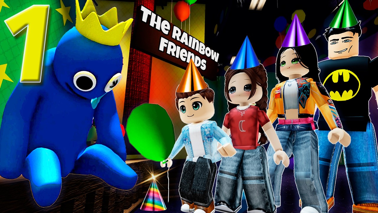 РАДУЖНЫЕ ДРУЗЬЯ 1 🌈 | Играем Семьёй | Roblox Rainbow Friends