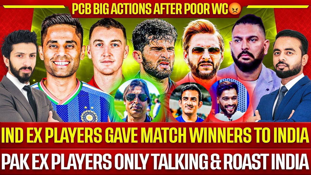 Pak ex Players Only Talking & Roast India | Ind ex Players Gave Match Winners to India | PCB Angry 😡