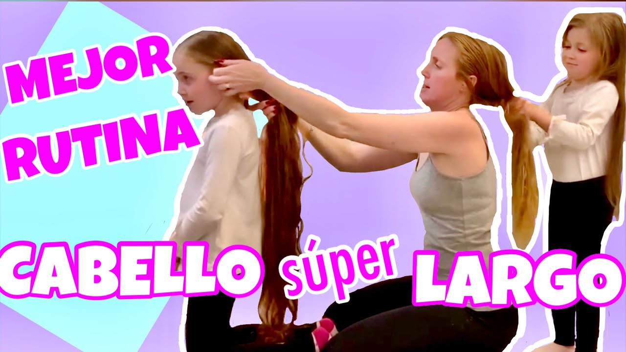 MEJOR RUTINA DE CUIDADO PARA CABELLO MUY LARGO de Familia Panda