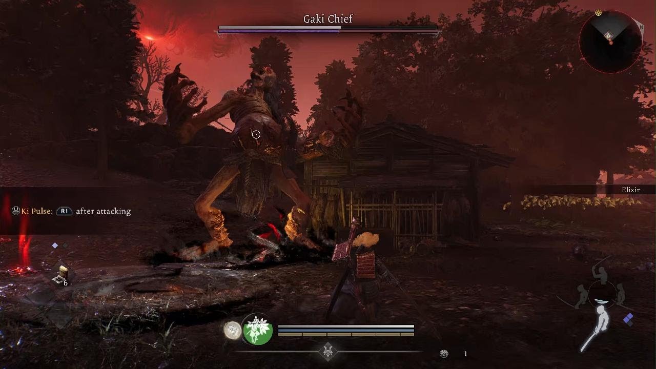 Nioh 3 - Gaki Chief Quest Fight