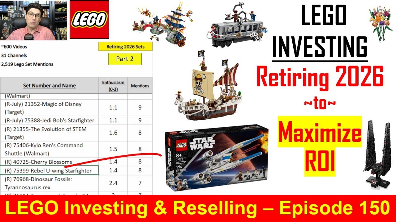 Выдающиеся инвестиционные наборы LEGO, снимаемые с производства в 2026 году — отличные данные для...