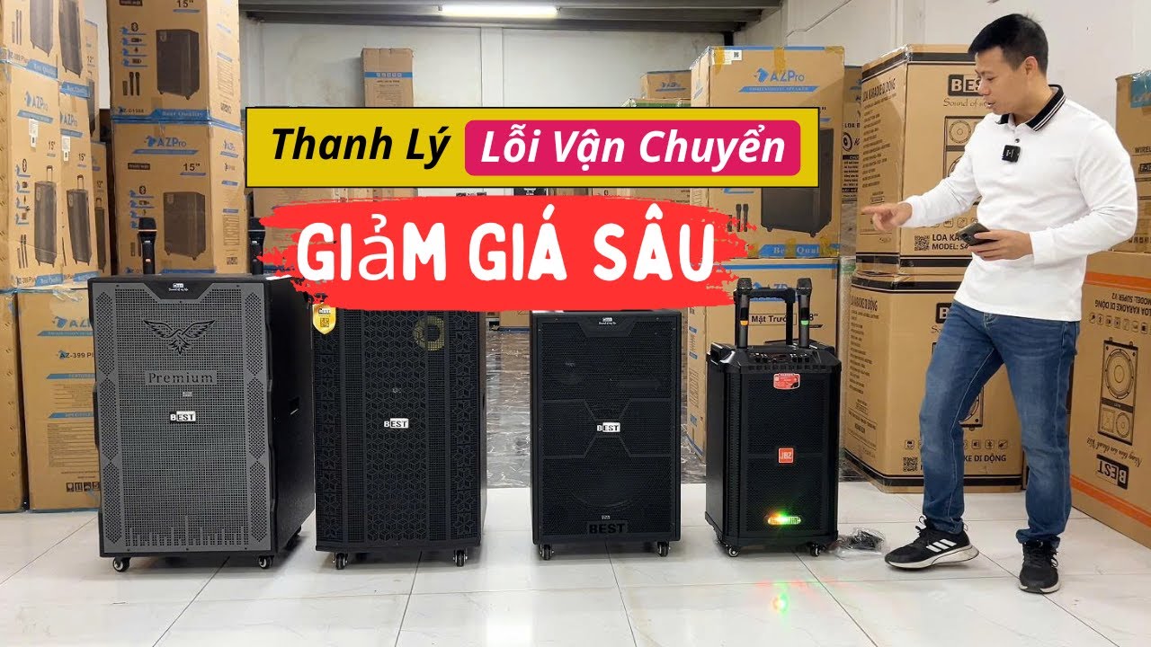 Thanh Lý Loa Lỗi Vận Chuyển - Bỏ Mẫu Giảm Giá Sâu - Thanh Lý Loa Kéo Loa Karaoke
