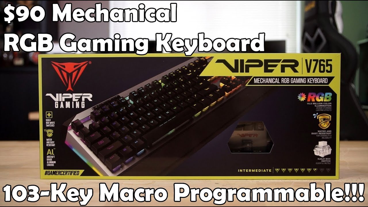 $90 Programmable Mechanical Keyboard - Viper V765 Review