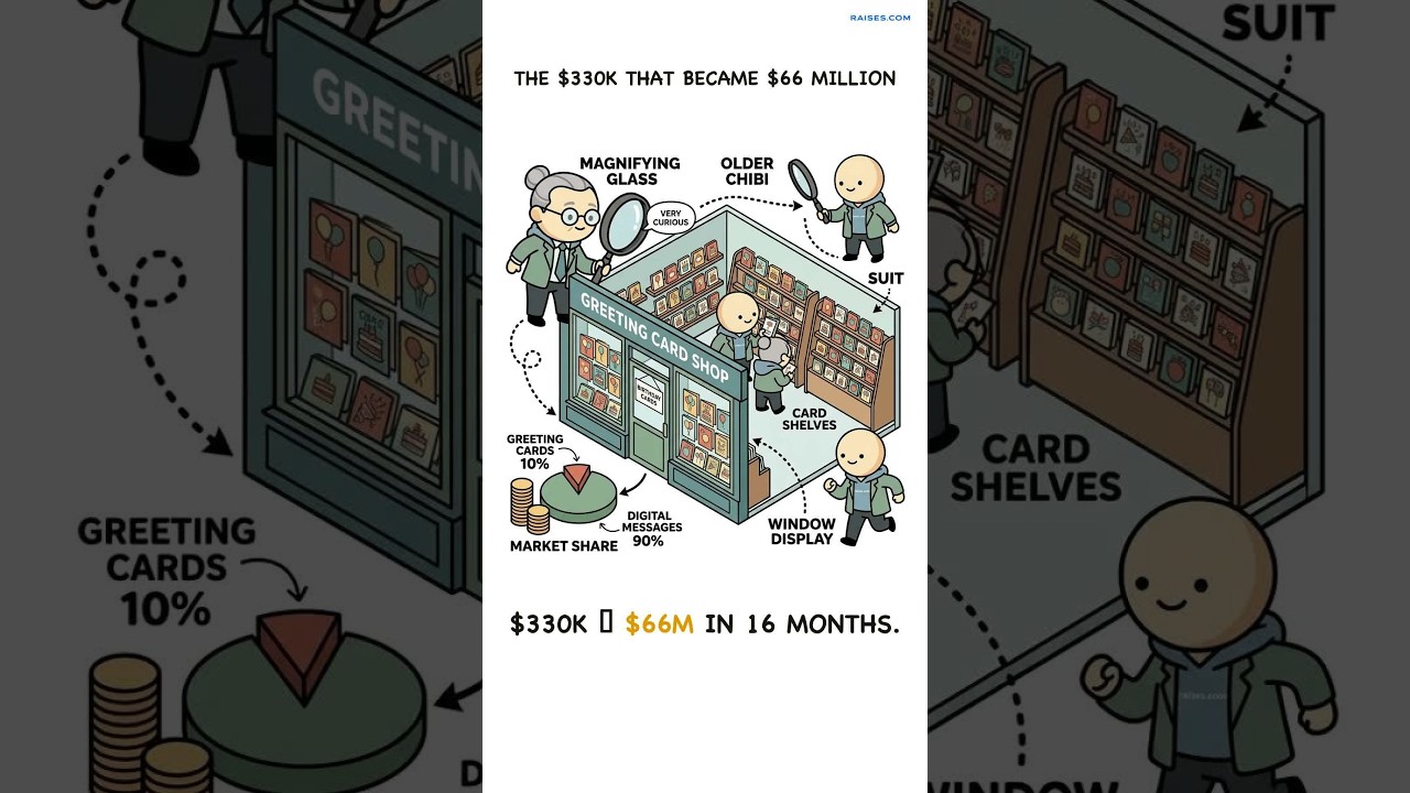The $330K That Became $66 Million Explained #shorts