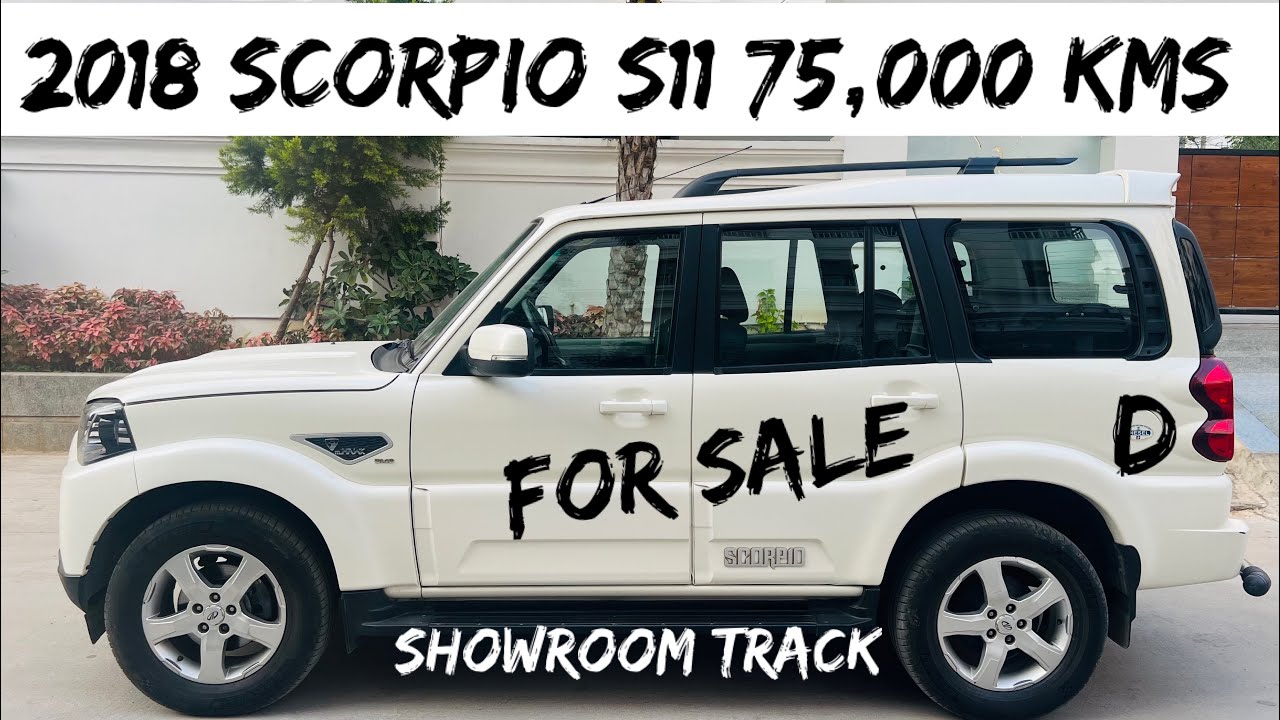Scorpio S11 M 2018 года выпуска | Продажа подержанных автомобилей в Хайдарабаде | Mahindra Scorpi...