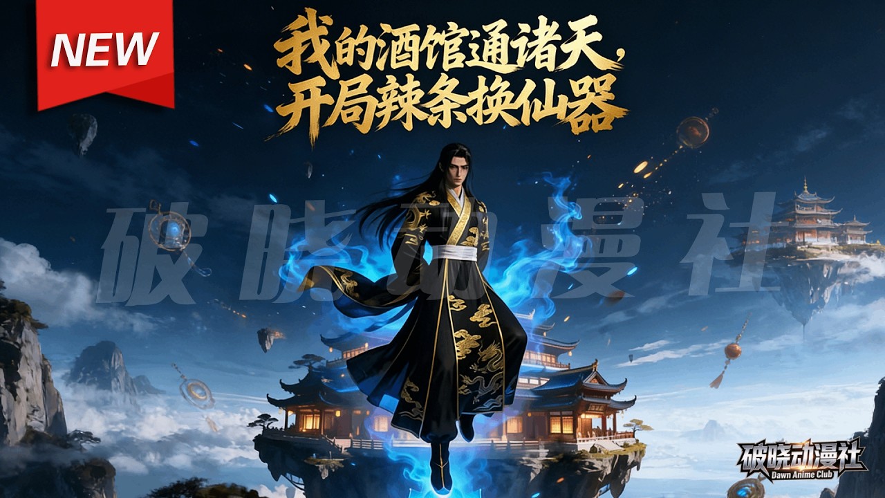 MULTISUB📢新番上线《我的酒馆通诸天，开局辣条换仙器》第1~80集丨顾清意外绑定鸿蒙天道系统，开设天道酒馆，凭借“酒馆范围内即无敌”的规则，以现代道具魔改的仙品硬撼上界真仙！#漫剧 #破晓动漫社