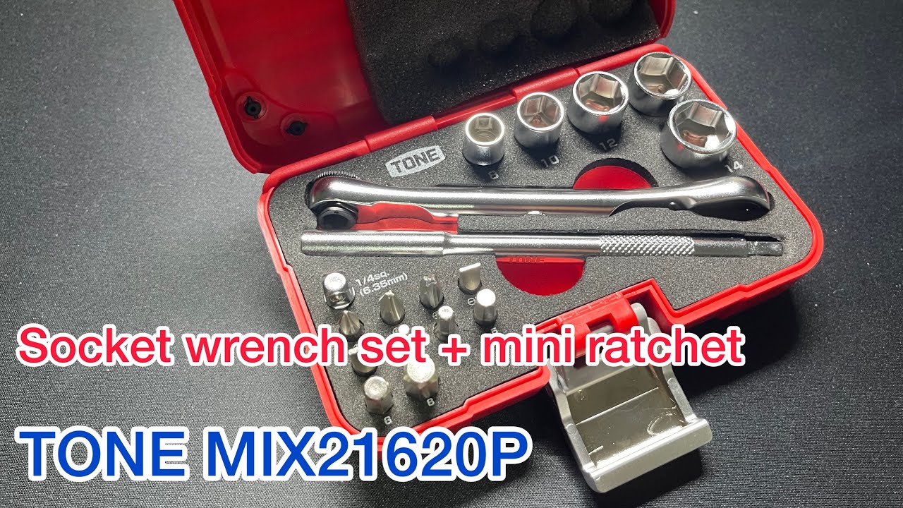 Tone Mix21620P socket wrench bit set ชุดเล็กน่ารัก