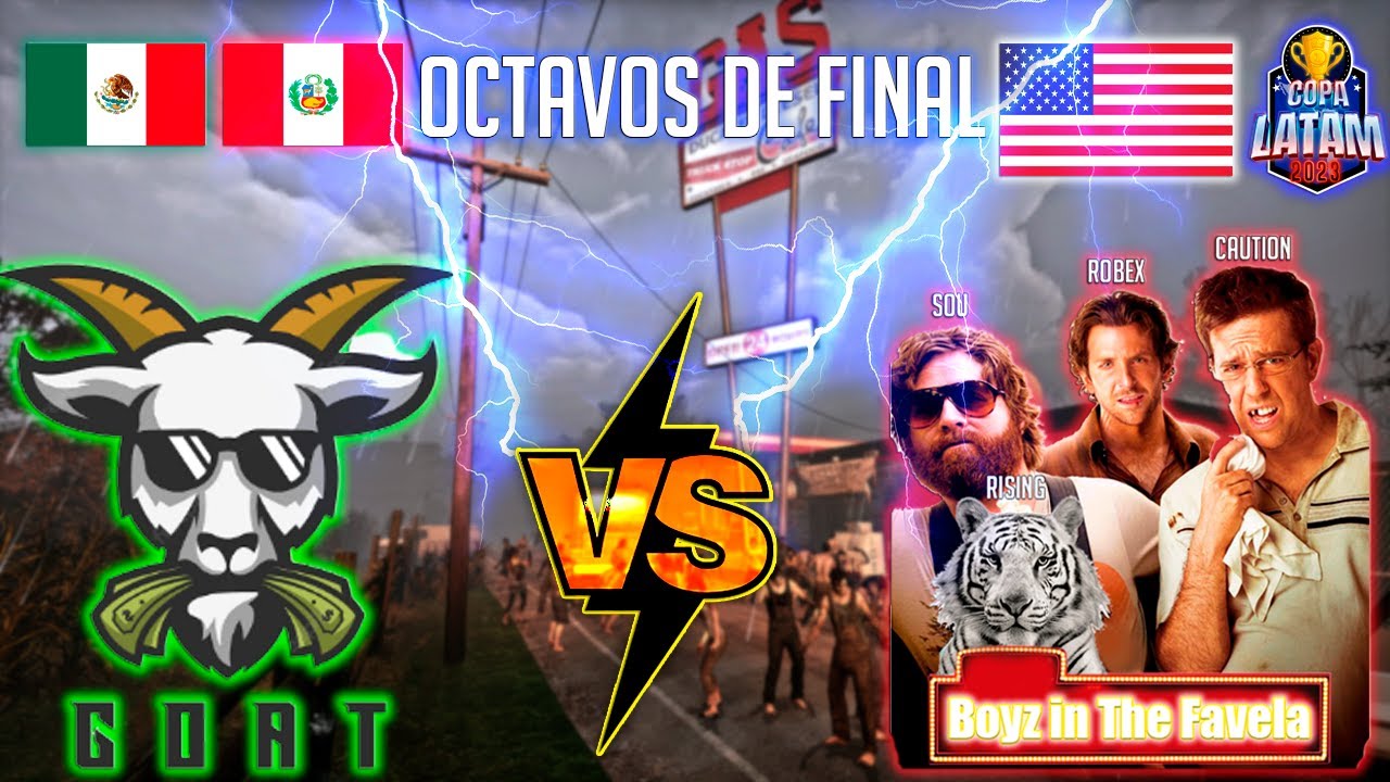 Copa América L4D2 2023 | Boyz In The Favela VS  GOAT | Estados Unidos VS México/Perú | Octavos |