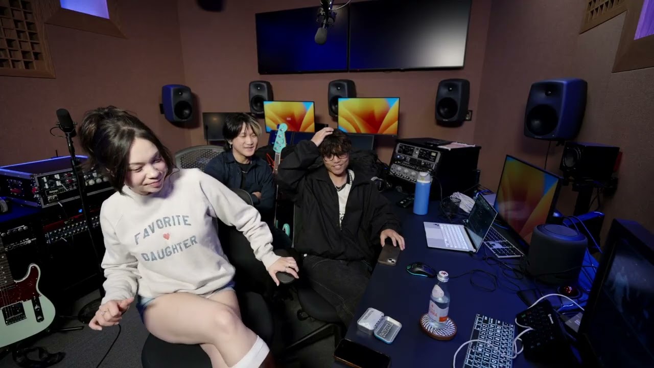 making music having fun being silly with @jxndren @joonprod