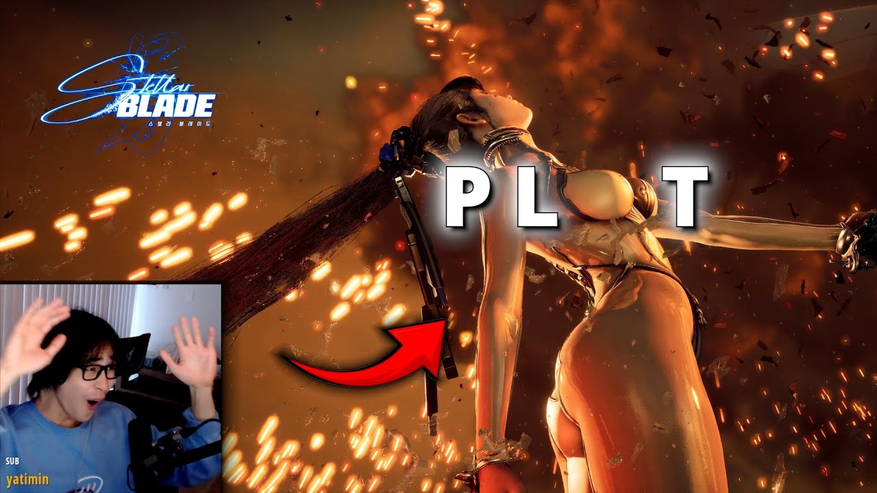 Lee plays Stellar Blade for the “PLOT”