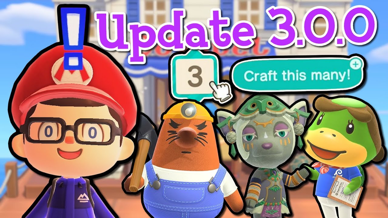 Animal Crossing: New Horizons Update 3.0.0 Is CRAZY | Bulk Crafting, Hotel, Slumber Islands, & More