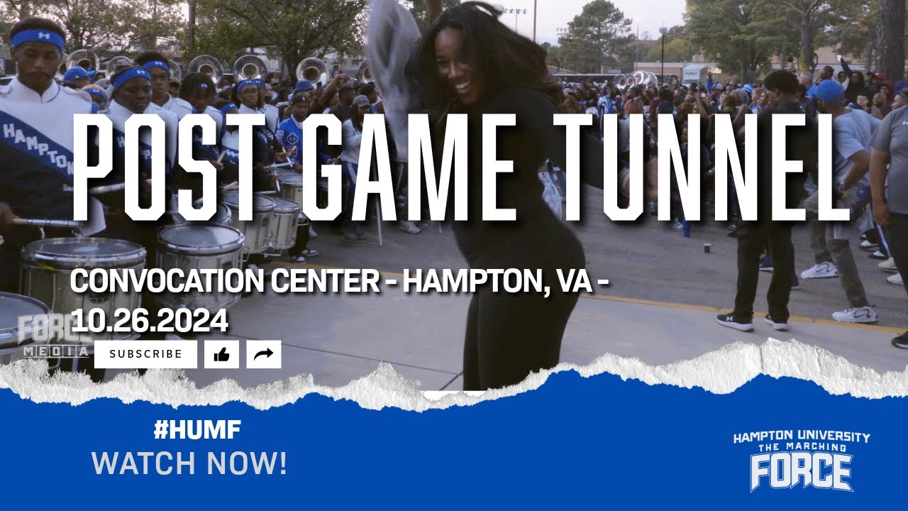 HamptonU - Homecoming Post Game Tunnel (10.26.2024)