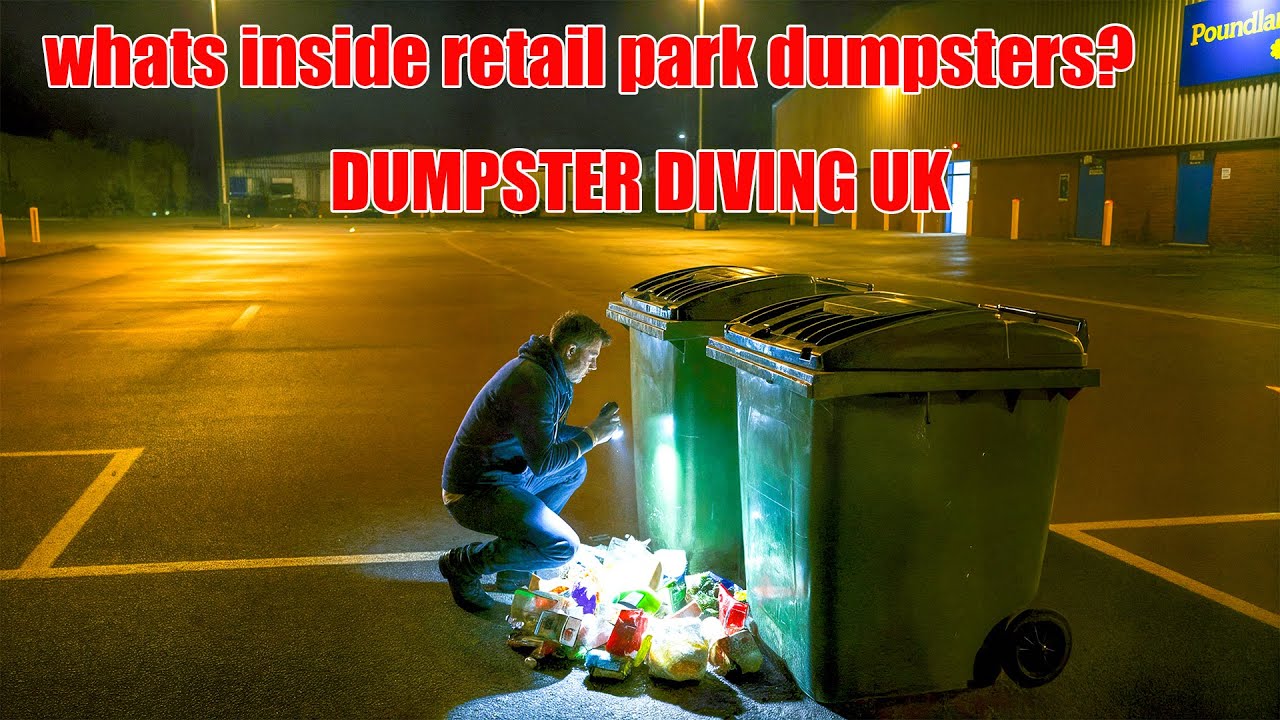 What's REALLY Inside UK Retail Park Dumpsters? DUMPSTER DIVING UK