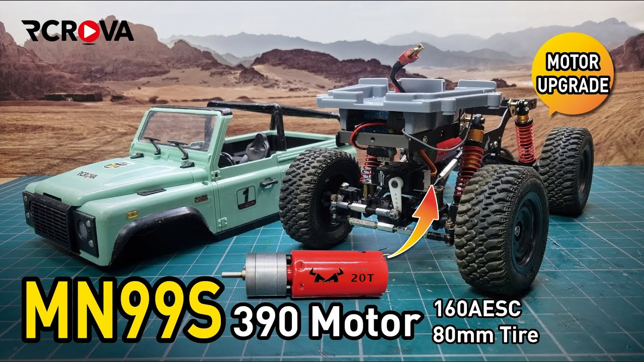 MM99S 390Motor / 160A ESC / oil Shock / 80mm Tire