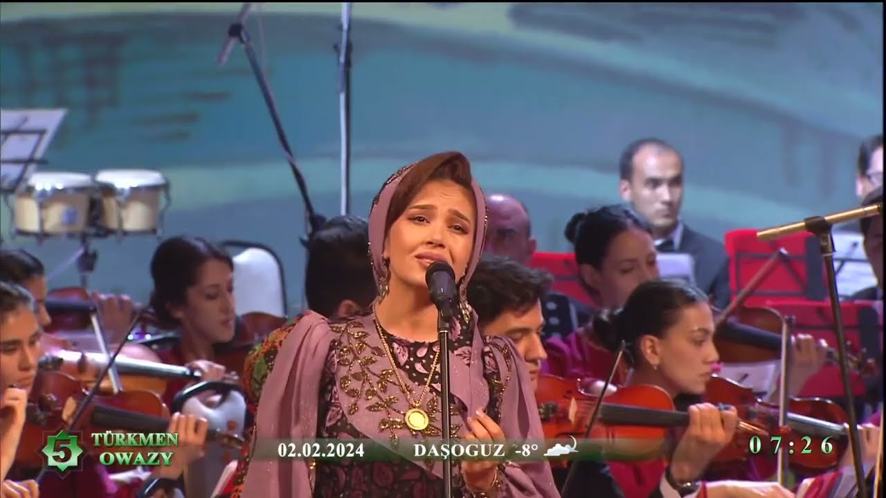 Gözel Annahanowa (2024.02.02 - Turkmen owazy) (1080p)