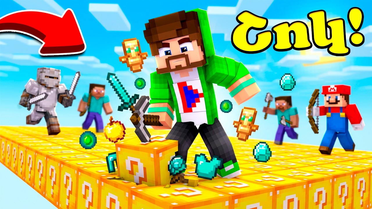 Կռվում եմ Լակի Բլոկների Դեմ! Minecraft Hayeren