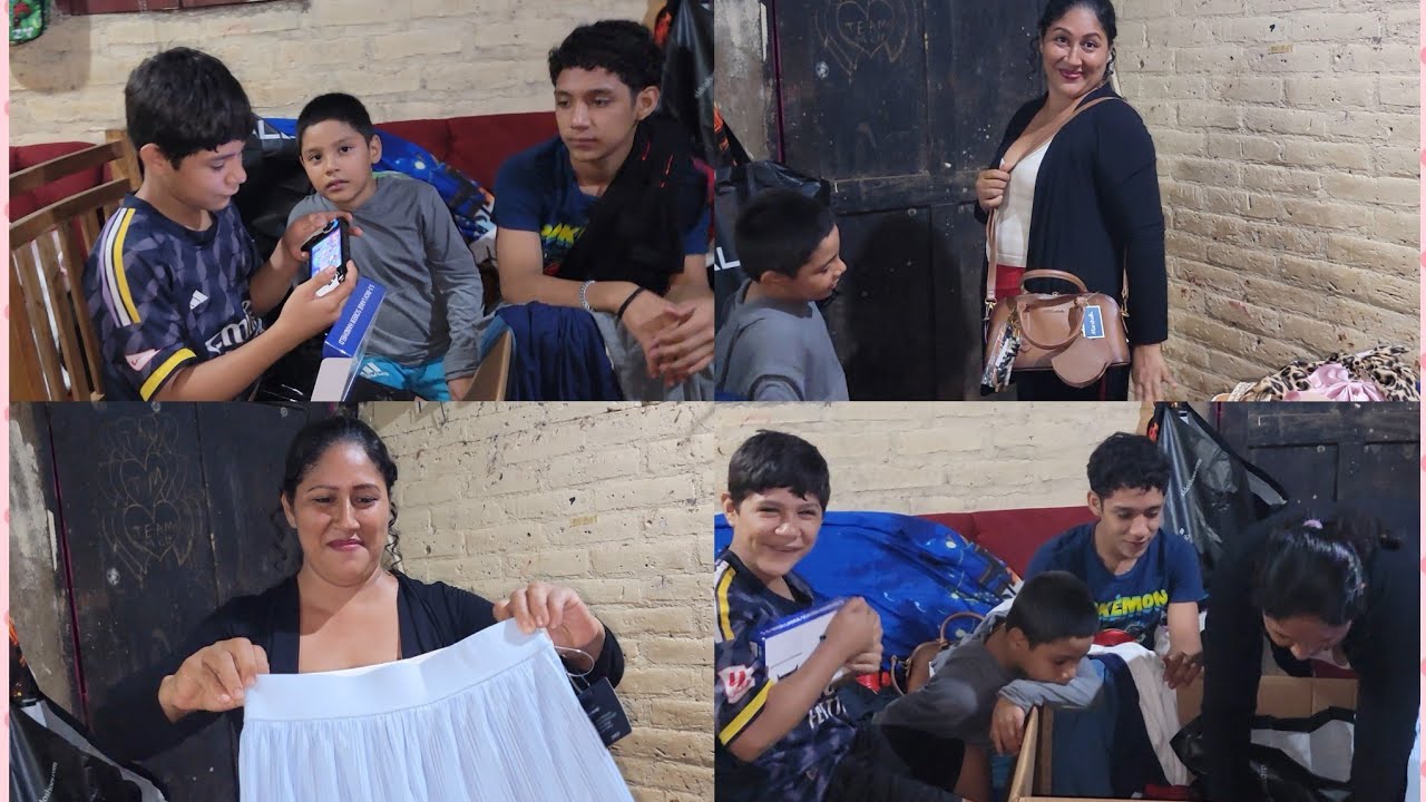 MIREN TODAS LAS COSAS BONITAS Q NOS SALIERON EN LA CAJA LOS NIÑOS FELIZ 