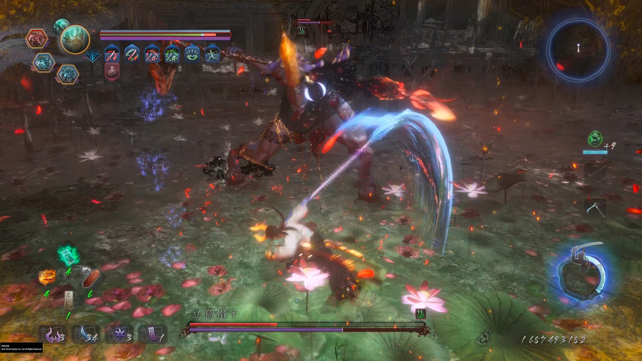 《仁王2》薙刀鐮復健！立烏帽子 仁王的夢路 薙刀鐮 無傷 難行石+9｜《Nioh 2》Tate Eboshi, DotN P+9, Switchglaives, No Damage
