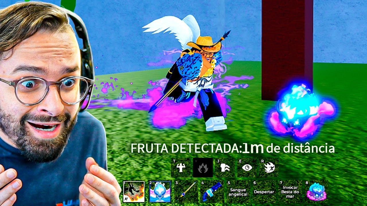 ENTREI NO BLOX FRUITS E TIVE ALGUMAS SURPRESAS