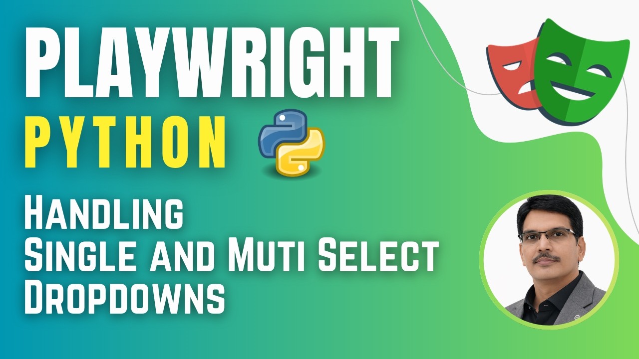 Playwright with Python & Pytest | How to Handle Single & Multi Select Dropdowns ( Session 6)